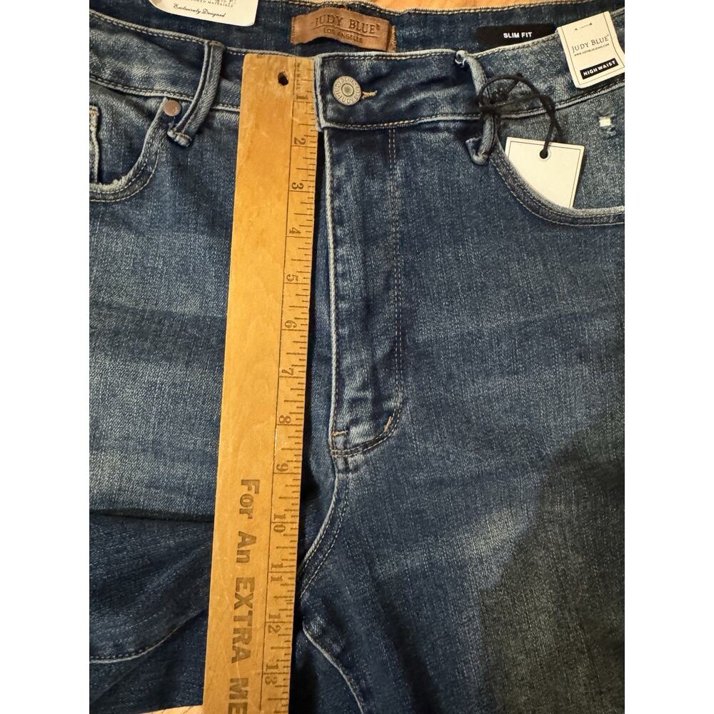 Judy Blue Jeans Plus Sz 18 W Curvy Fit Medium Wash Tummy Control High Waist NWT - Picture 12 of 12